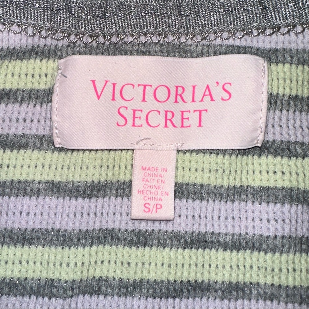 Victoria's Secret Waffle Long Sleeve Jogger Pajama Set - Picture 5 of 8